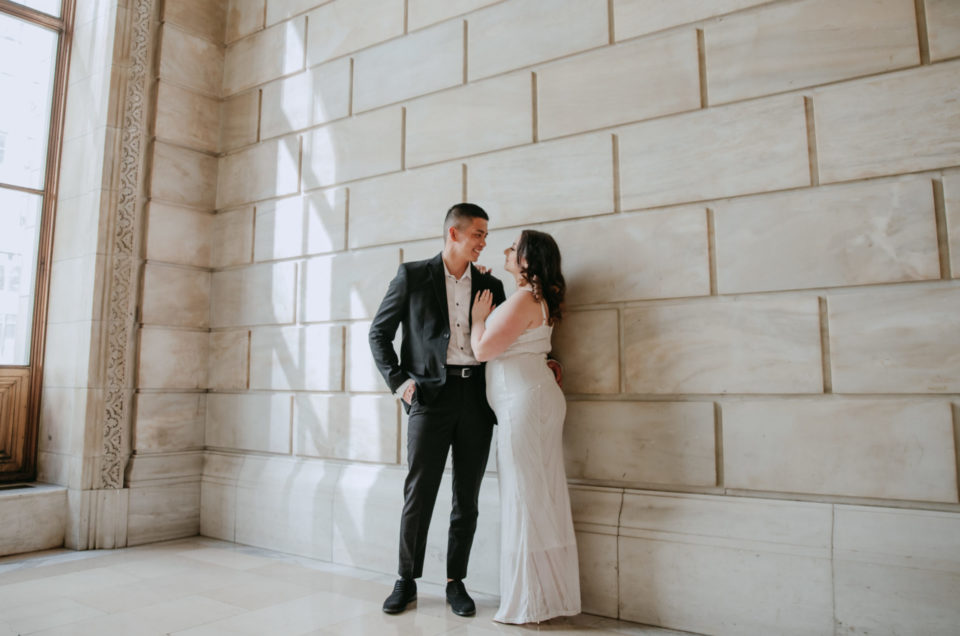 Amanda + Averill: New York Public Library Engagement